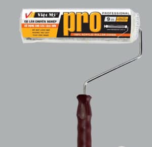 CỌ LĂN SƠN VIỆT MỸ BOSS 9in - Lông sợi (lông Trắng - Vàng pha trộn)